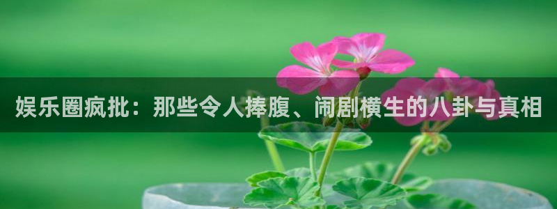 聚富welcome体育平台总代理：娱乐圈疯批：那些令人捧腹、闹剧横生的八卦与真相
